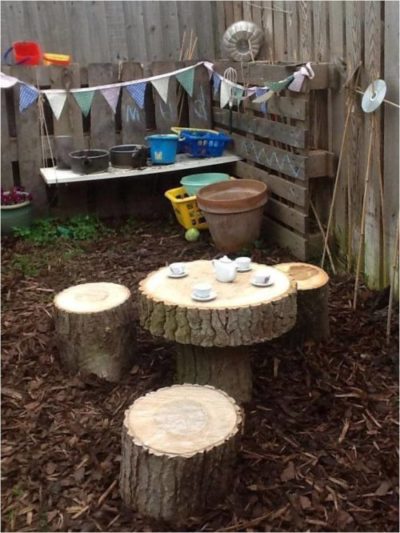 Making a Mud Kitchen